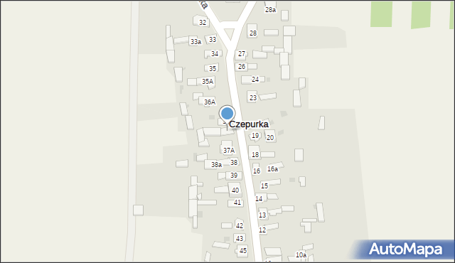 Czepurka, Czepurka, 37, mapa Czepurka