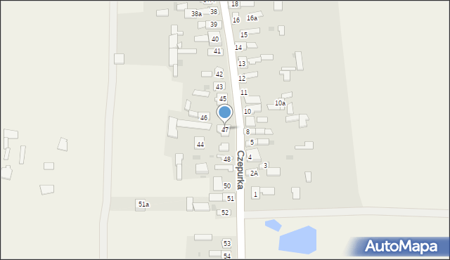 Czepurka, Czepurka, 47, mapa Czepurka