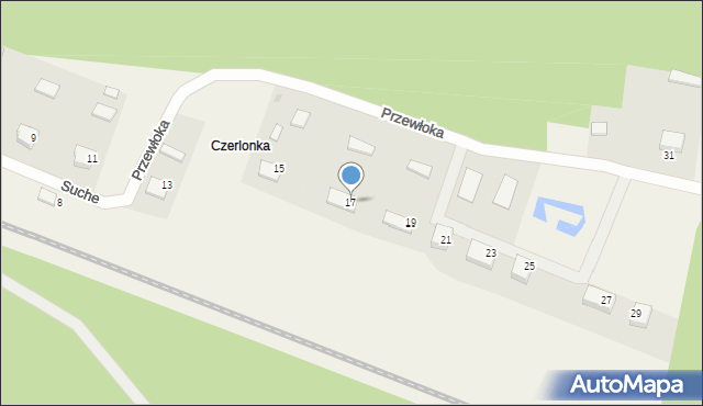 Czerlonka, Czerlonka, 17, mapa Czerlonka