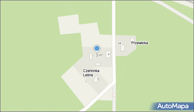 Czerlonka Leśna, Czerlonka Leśna, 2, mapa Czerlonka Leśna