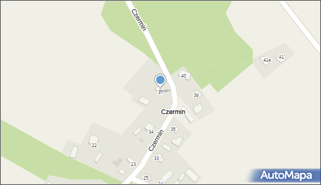 Czermin, Czermin, 37, mapa Czermin