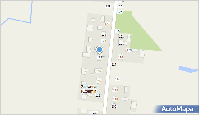 Czermin, Czermin, 118, mapa Czermin