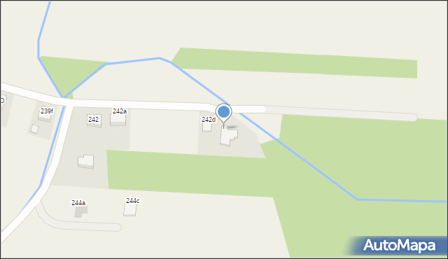 Czermin, Czermin, 242e, mapa Czermin