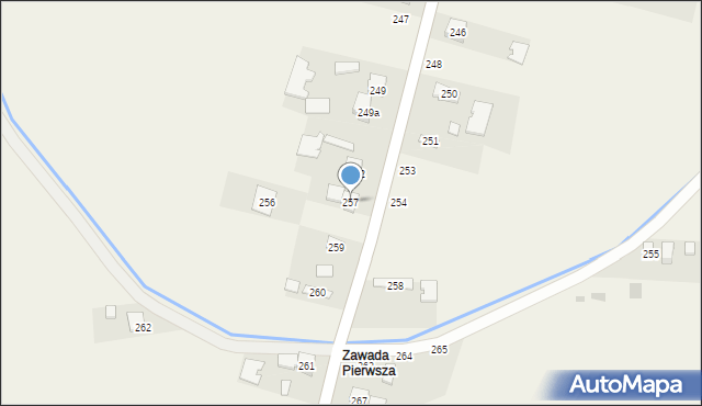 Czermin, Czermin, 257, mapa Czermin