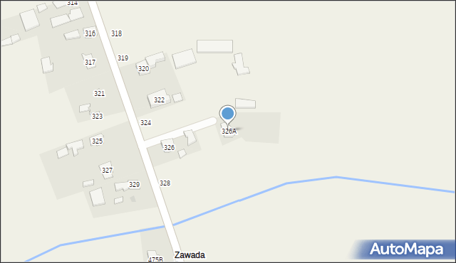 Czermin, Czermin, 326A, mapa Czermin