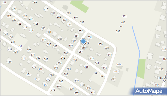 Czermin, Czermin, 355, mapa Czermin