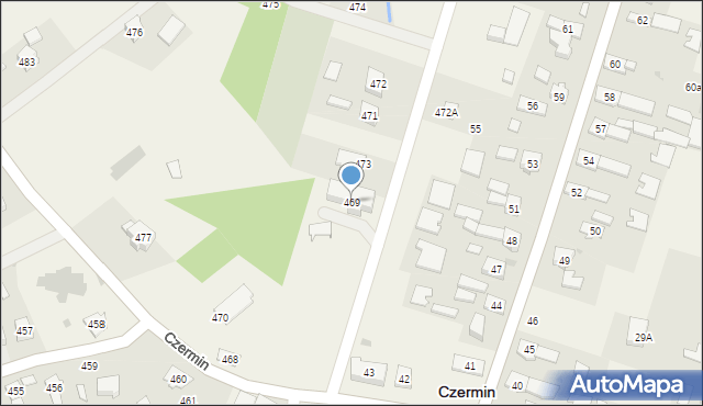 Czermin, Czermin, 469, mapa Czermin