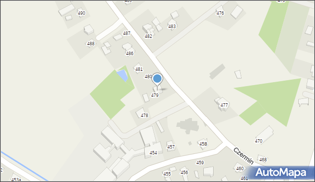Czermin, Czermin, 478, mapa Czermin