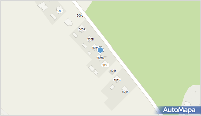 Czermin, Czermin, 505D, mapa Czermin