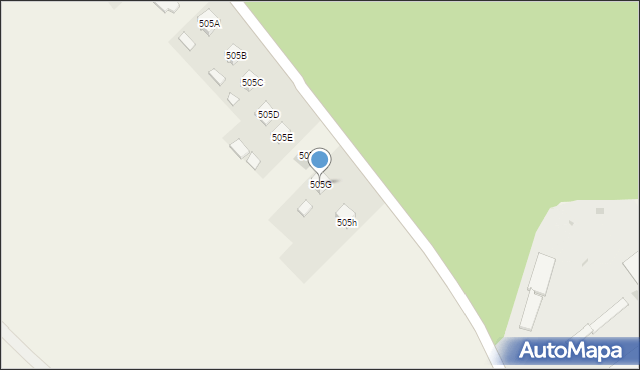 Czermin, Czermin, 505G, mapa Czermin