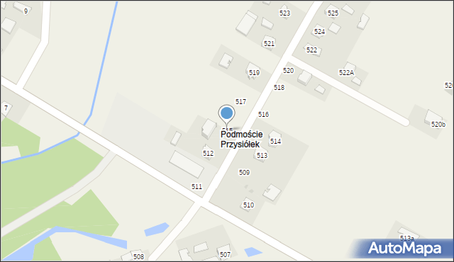 Czermin, Czermin, 515, mapa Czermin