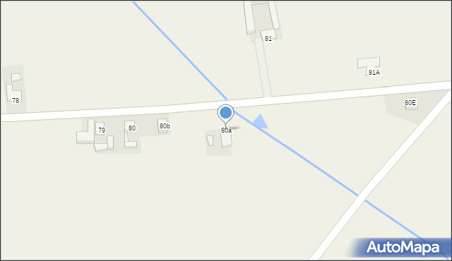 Czermin, Czermin, 80a, mapa Czermin