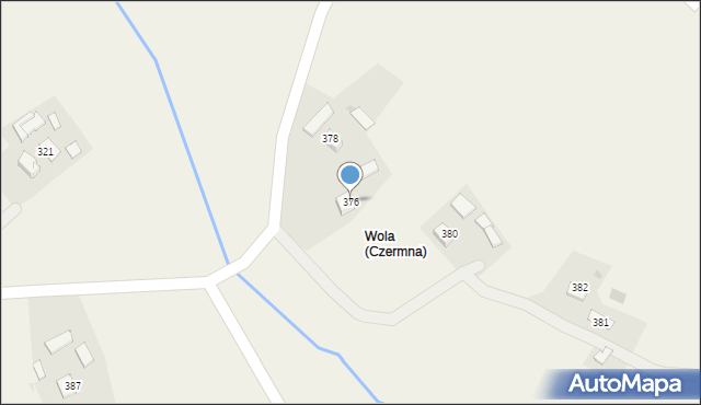 Czermna, Czermna, 376, mapa Czermna