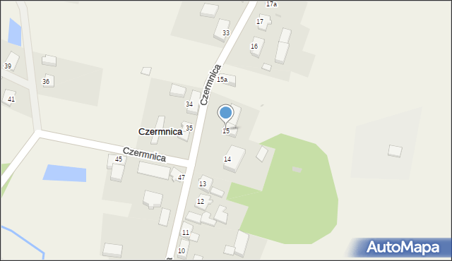 Czermnica, Czermnica, 15, mapa Czermnica