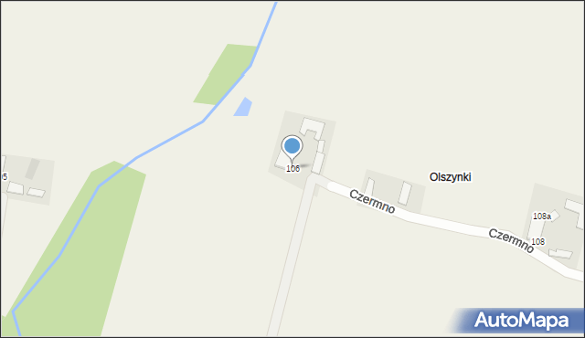 Czermno, Czermno, 106, mapa Czermno