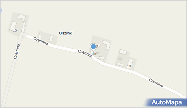 Czermno, Czermno, 108, mapa Czermno