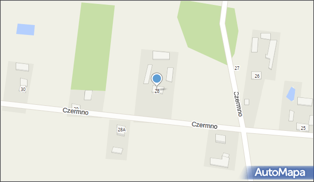 Czermno, Czermno, 28, mapa Czermno