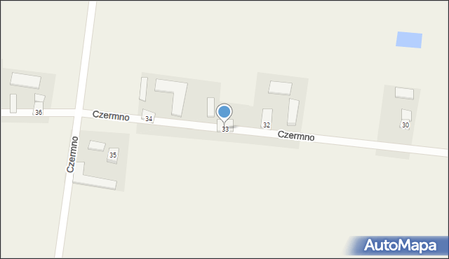 Czermno, Czermno, 33, mapa Czermno