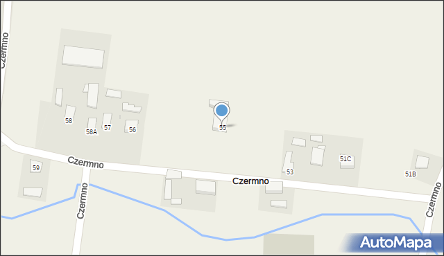 Czermno, Czermno, 55, mapa Czermno