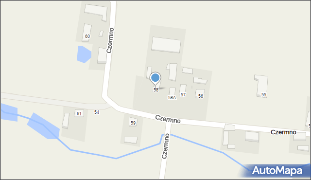 Czermno, Czermno, 58, mapa Czermno