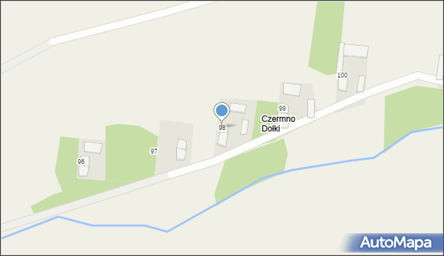 Czermno, Czermno, 98, mapa Czermno