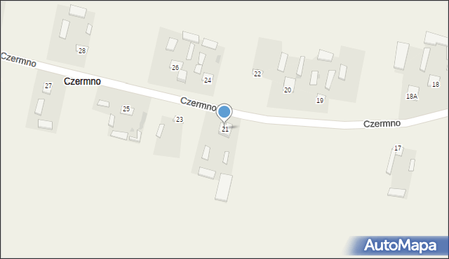 Czermno, Czermno, 21, mapa Czermno