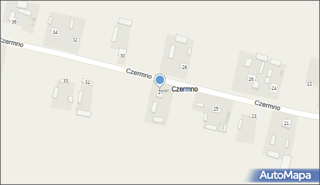 Czermno, Czermno, 27, mapa Czermno