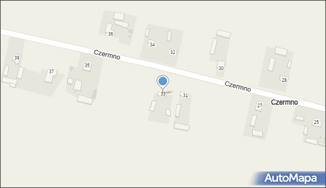 Czermno, Czermno, 33, mapa Czermno