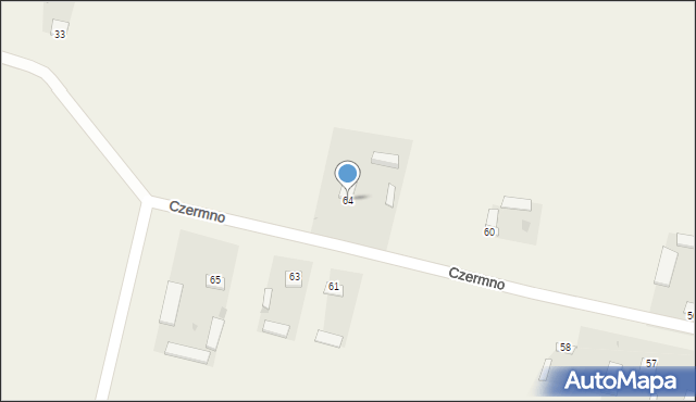 Czermno, Czermno, 64, mapa Czermno