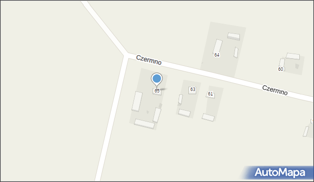 Czermno, Czermno, 65, mapa Czermno