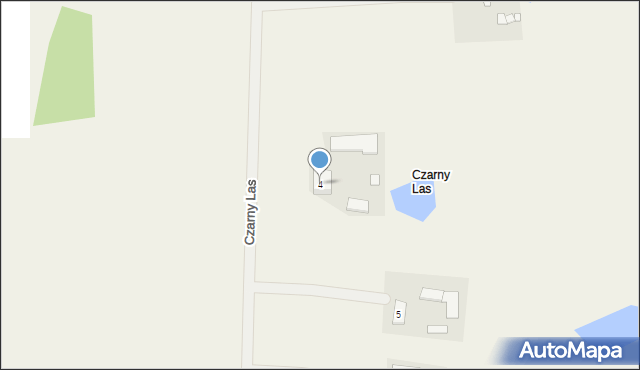 Czermno, Czarny Las, 4, mapa Czermno