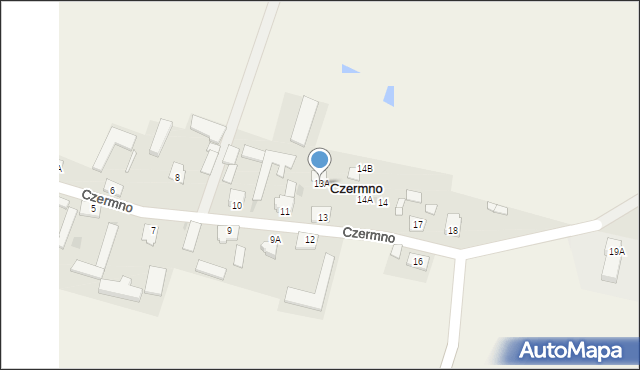 Czermno, Czermno, 13A, mapa Czermno