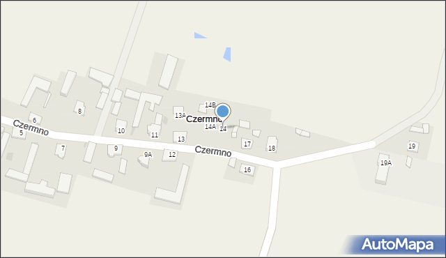 Czermno, Czermno, 14, mapa Czermno