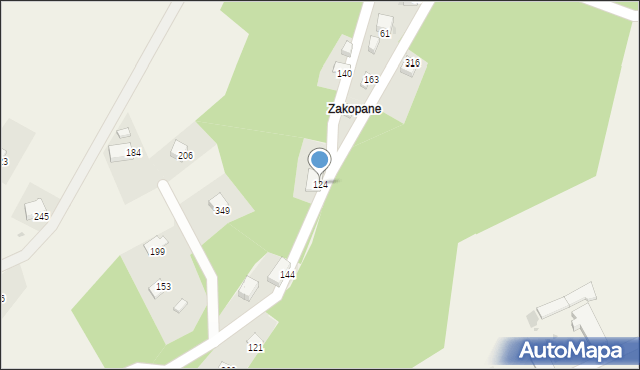 Czerna, Czerna, 124, mapa Czerna