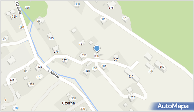 Czerna, Czerna, 137, mapa Czerna