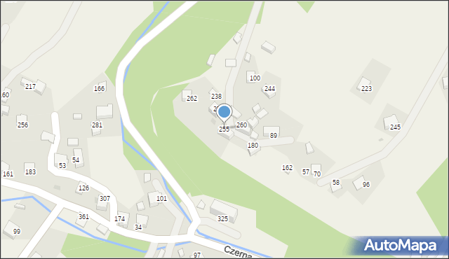 Czerna, Czerna, 255, mapa Czerna