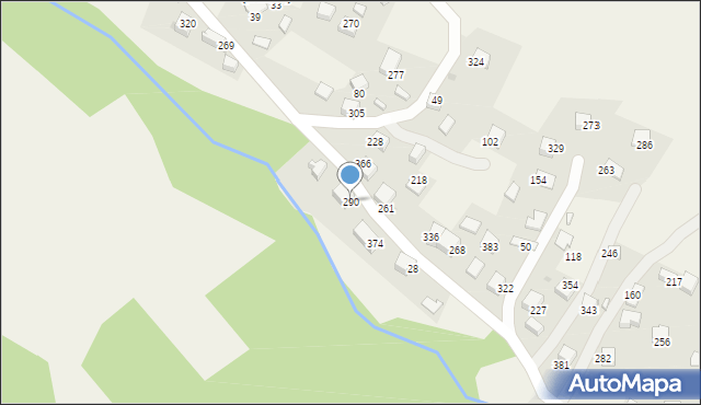 Czerna, Czerna, 290, mapa Czerna