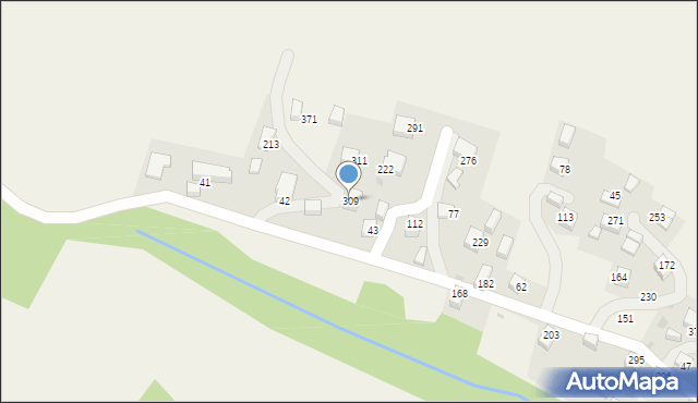 Czerna, Czerna, 309, mapa Czerna