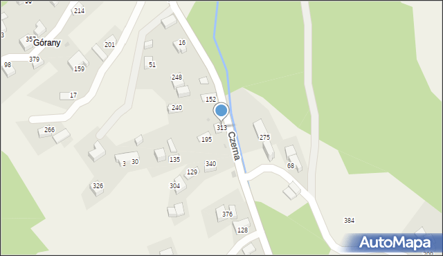 Czerna, Czerna, 313, mapa Czerna