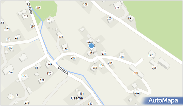 Czerna, Czerna, 353, mapa Czerna