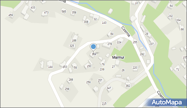 Czerna, Czerna, 364, mapa Czerna