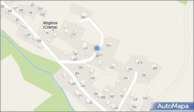 Czerna, Czerna, 49, mapa Czerna