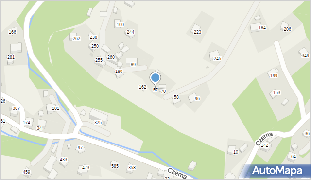Czerna, Czerna, 57, mapa Czerna