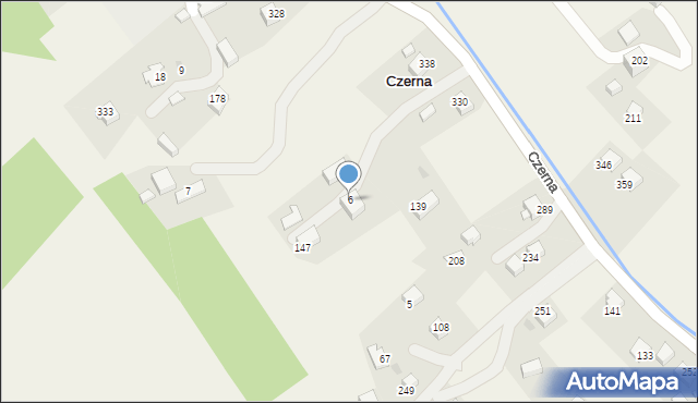 Czerna, Czerna, 6, mapa Czerna