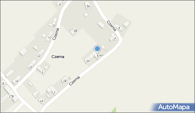 Czerna, Czerna, 3, mapa Czerna