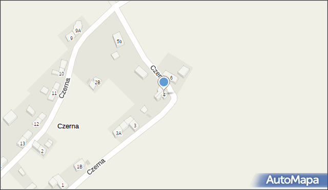 Czerna, Czerna, 4, mapa Czerna