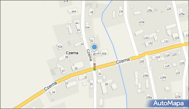 Czerna, Czerna, 40, mapa Czerna