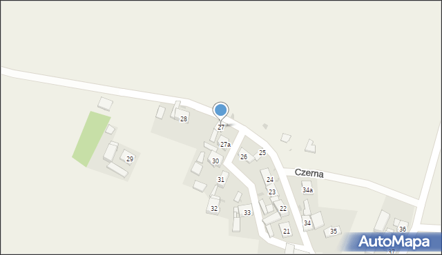 Czerna, Czerna, 27, mapa Czerna