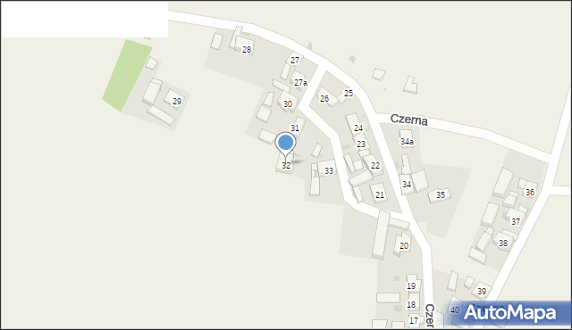 Czerna, Czerna, 32, mapa Czerna