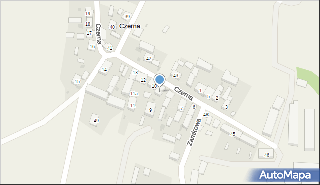 Czerna, Czerna, 8, mapa Czerna